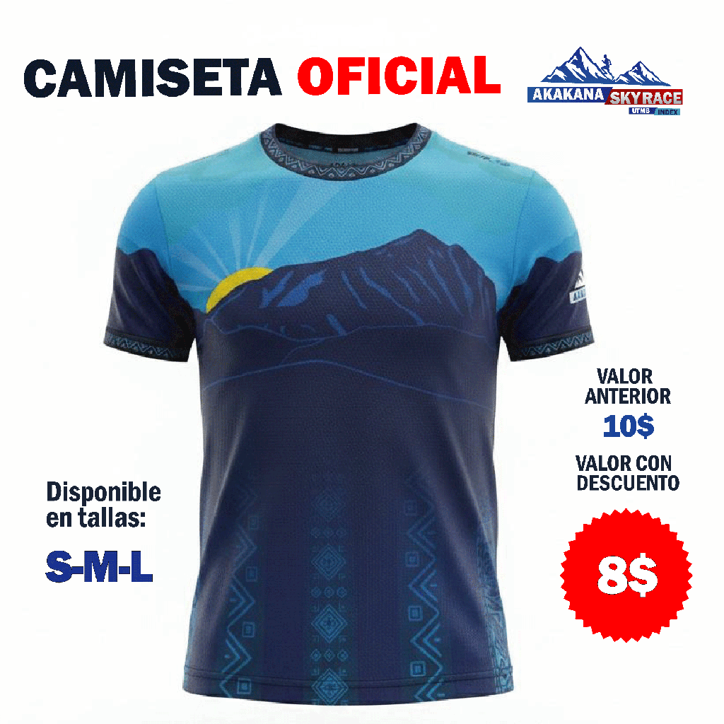 Camiseta Oficial del Akakana Sky Race